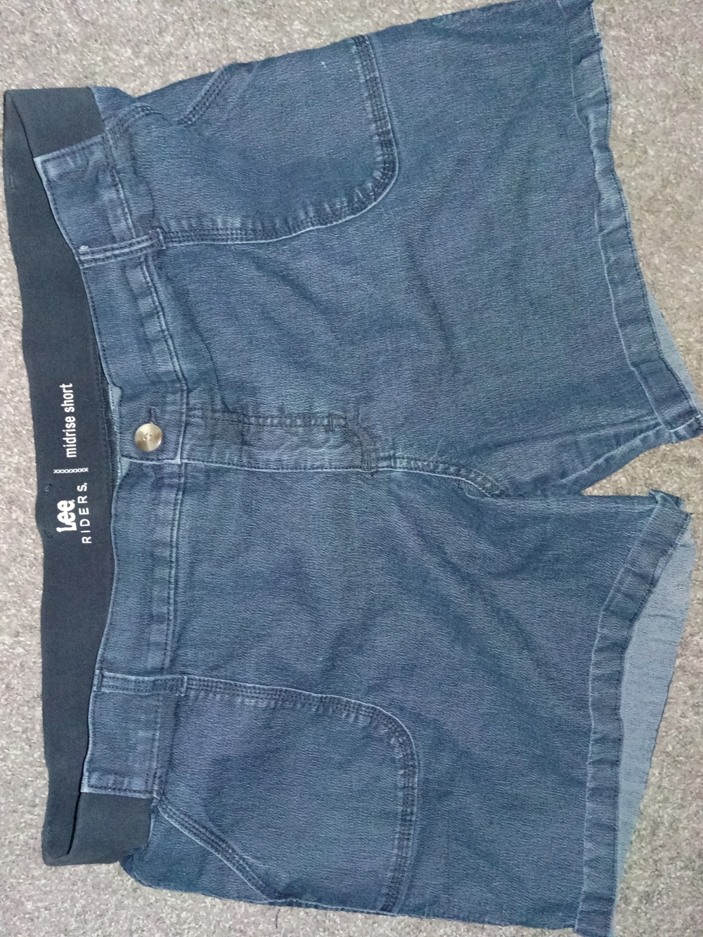 Lee Women's Midrise Denim Shorts - Blue